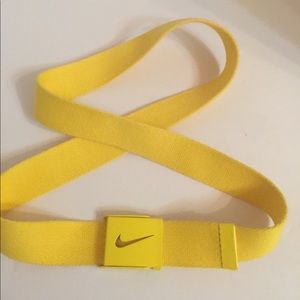 Nike yellow belt
